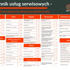 Ile kosztuje serwis roweru: kompletny cennik usług oraz przegląd cen