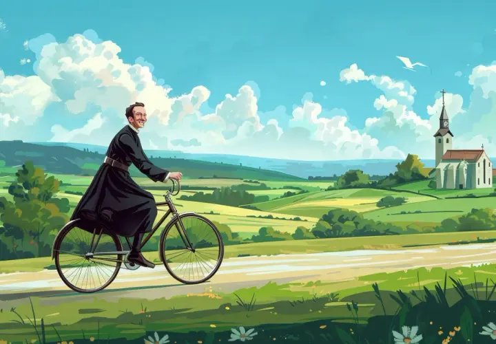 Ksiądz na rowerze: Niezwykła pasja duchownego. Inspirująca historia