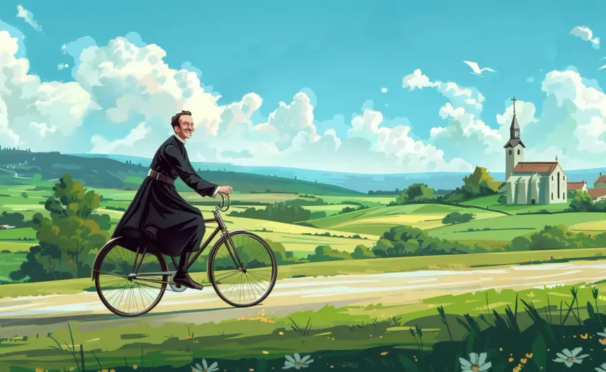 Ksiądz na rowerze: Niezwykła pasja duchownego. Inspirująca historia